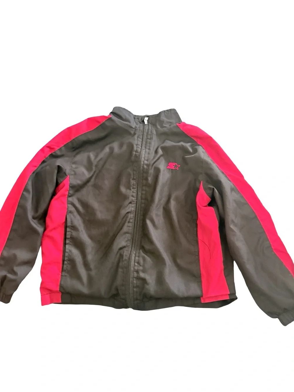 Kids' Athletic Jacket - black with red Accents